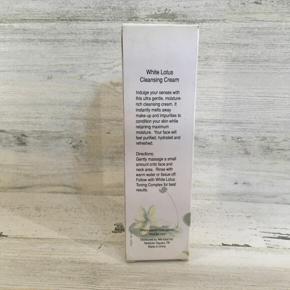 Wei East Skincare White Lotus Cleansing Cream Face Wash 4.5 oz NEW SEALED NIP - Picture 3 of 7